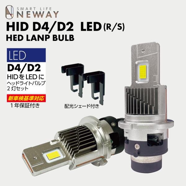 GraphicRay LED HID ヘッドランプ  D4/D2 　R/S共通タイプ　純正HIDをL...
