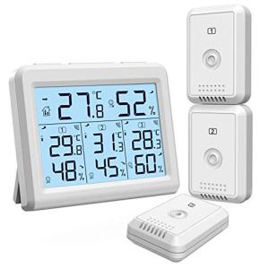 ORIA デジタル温湿度計 外気温度計 ワイヤレス 温度湿度計