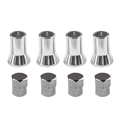 ButyYI 8個 TPMS タイヤ バルブステム キャップ スリーブ カバー トップキャップ