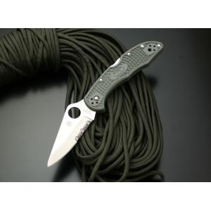 スパイダルコ/Spyderco　デリカ4　フォリッジグリーン　半波刃