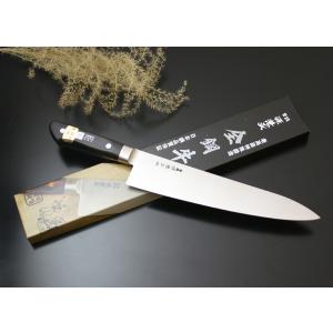尚台正吉 鎌型薄刃包丁 七寸半 栗型柄 刃渡り約230mm 和包丁
