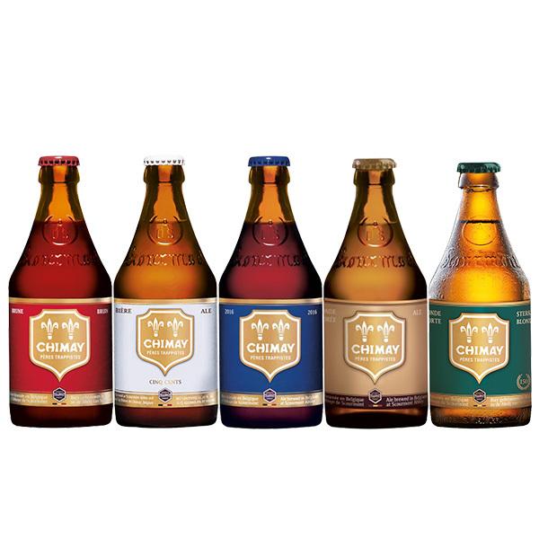 海外ビールセット ベルギー　シメイビール　5本セット　（レッド・ホワイト・ブルー・ゴールド・グリーン...