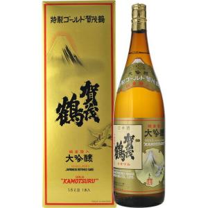 日本酒　賀茂鶴　大吟醸　特製ゴールド(金箔入り)　1800ml 父の日