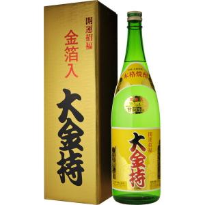 芋焼酎　大金持　純金箔入り　芋焼酎　20度　1800ml（専用ギフト箱入り）｜newyork19892005