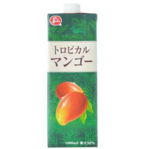 ジューシー トロピカルマンゴー 1000ml 紙パック 6本入 果汁飲料
