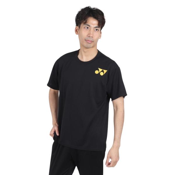 ヨネックス ＳＭＵ　ロゴＴシャツ ラケットスポーツ Ｍテニスシャツ RWX24001-BK