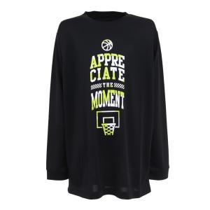 エックスティーエス  バスケットボールウェア ロンT ジュニア ドライプラス 長袖Tシャツ 751TS2CD0002 BLK