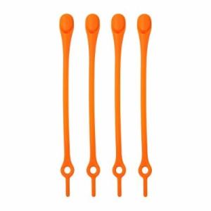 ソリッド オレンジ シューズ シューレースPLSBH＿SOLID＿820