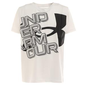 (アンダーアーマー） UNDER ARMOUR ＵＡ Ｔｅｃｈ Ｓｕｐｅｒ Ｂ ｉｇ Ｌｏｇｏ ＳＳ トレーニングウエア 半袖Ｔシャツ 1371811-100の商品画像