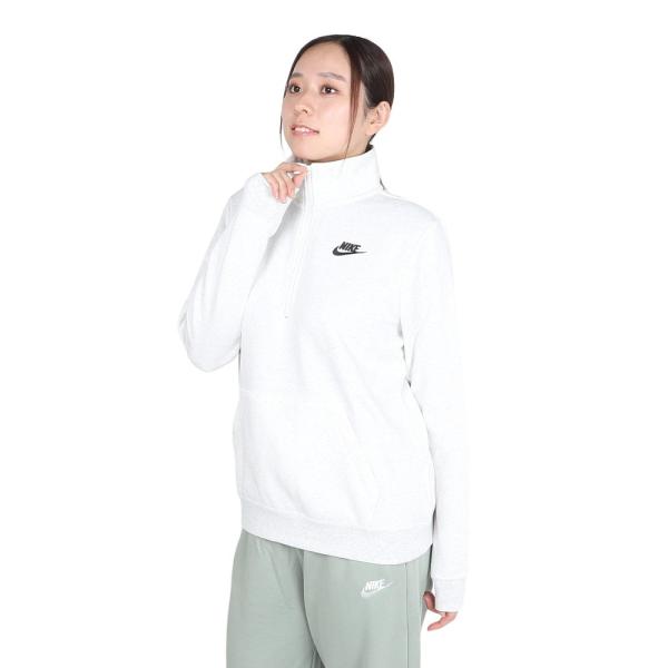 ナイキ(nike)　ウィメンズ　ＮＳＷ　ク　ラブ　フリース　Ｌ／Ｓ　トッ トレーニングウエア フリー...