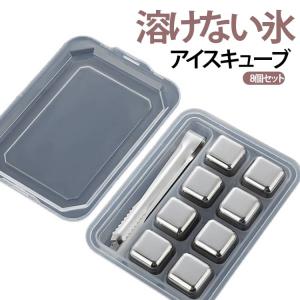 トング付 収納ケース付き 溶けない氷 8個入 自...の商品画像