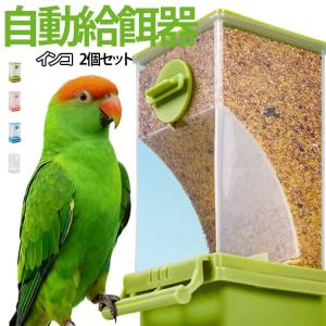 鳥用フィーダー 餌入れ 【2個セット】鳥 自動...の詳細画像5
