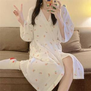 女性用 ナイトガウン 浴衣 レディース 入院 ...の詳細画像2