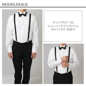 フォーマルシャツ 長袖 ウィングカラー ショー...の詳細画像2