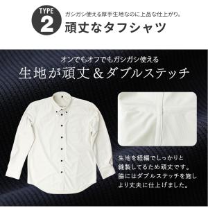 ワイシャツ メンズ 長袖 Yシャツ タイト ボ...の詳細画像4