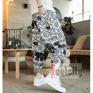 メンズサルエルパンツ 柄 花柄 フラワー ボトムス パンツ ファッション 通販 Yahoo ショッピング
