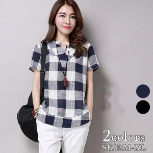 ギンガムチェック シャツ 半袖の商品一覧 通販 Yahoo ショッピング