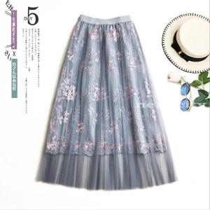 プリーツスカート フレア スカート マキシスカート スカート マキシ ロングスカート ウエストゴム ふんわり 春秋新作 ロングスカート ロングスカート可愛い