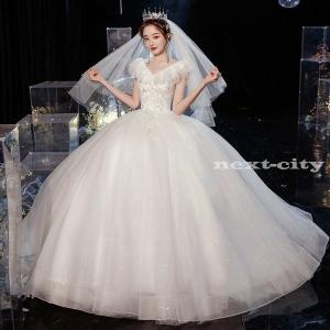 ウエディングドレス レディース オフショルダー