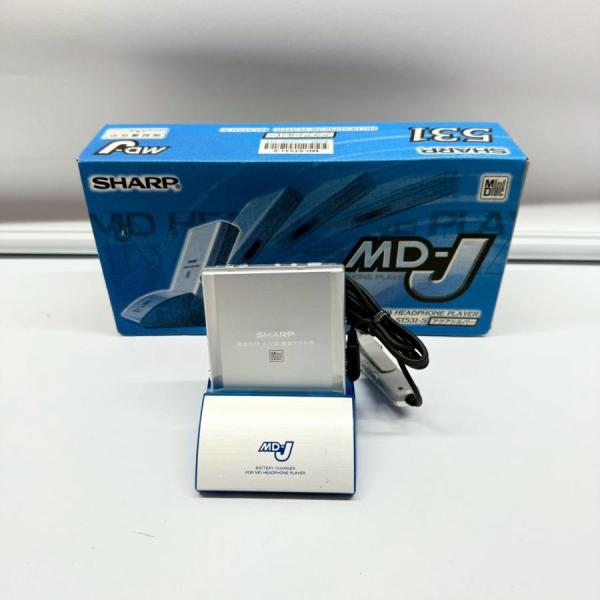 【送料無料】シャープ/SHARP ポータブルMDプレーヤー MD-ST531S MDウォークマン シ...