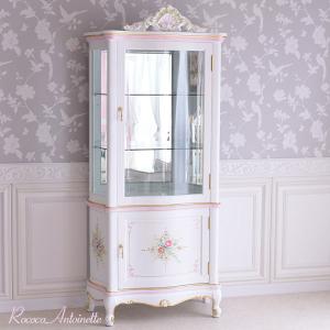 アントワネット イタリアンキャビネット 姫系 白家具 ヨーロピアン
