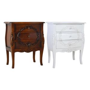 チェスト サイドボード 小物 収納 引出 5段 ホワイト 白 アンティーク