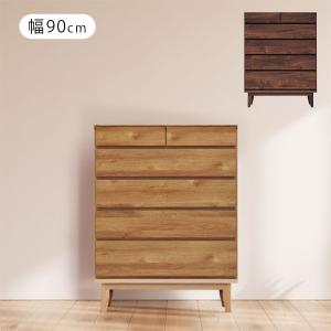 ファイブドロワーチェスト パイン材｜5段 タンス 収納家具 無垢 木製
