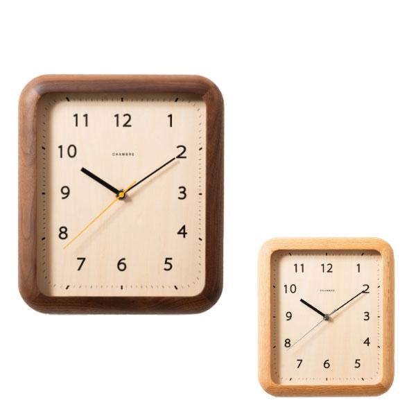 BOOK CLOCK  (ブッククロック OAK/WN ) オーク ウォルナット かわいい シンプル...