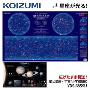 コイズミ デスクマット 小学生の図鑑NEO 星と星座/宇宙