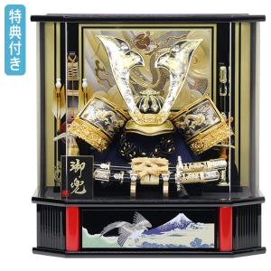 100周年記念祭】五月人形 兜飾り ケース飾り 盛上龍兜 h265-sb