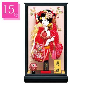 羽子板 羽子板ケース飾り 初正月 初春 15号 No 17 新彩雅 赤
