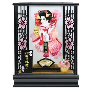 羽子板飾り 羽子板 羽子板ケース飾り 正月飾り 100h P550nm03 初節句 女の子 厄除け お祝い お正月