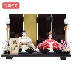 お雛様掛軸 (掛け軸) 野川秀華 立雛 （尺五横）約横54.5×縦125cm d4307