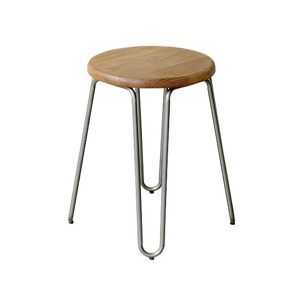1290 スツール 木製/シンプル/丸椅子/無垢材/ナチュラル/スタイリッシュ/ハンドメイド/ウッド...