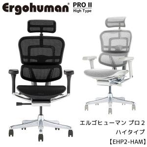 エルゴヒューマン プロ2 ハイタイプ 人間工学 テレワーク アームレスト ヘッドレスト ワークチェア Ergohuman (EHP2-HAM)｜next-life-style