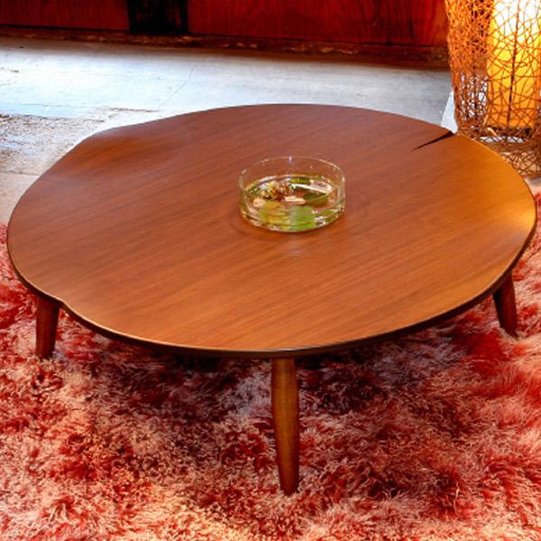 こたつ 円形 本体 家具調 テーブル 国産 SUIREN スイレン 100サイズ デザイナーズ