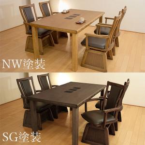 ハイタイプ こたつ セット ダイニング 家具調...の詳細画像1