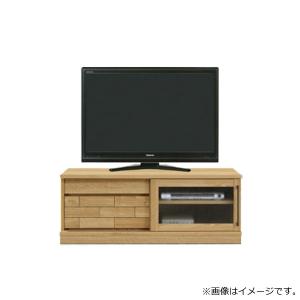 テレビ台 木製 (ダッグ) 幅120TVボード 取っ手付 引出し 箱組 フルオープンレール付 リビング 洋室 モダン レンガ風デザインが特徴 収納家具｜next-life-style