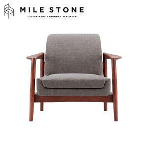 ソファ MILE STONE SOFA 1S Fabric リビングソファー 1人掛け 1人用 ナチュラル シンプル｜next-life-style