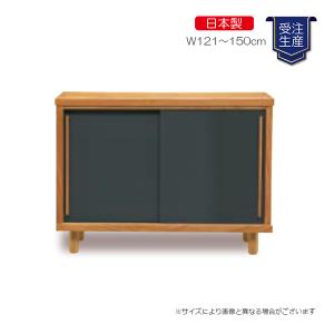 [エンペラー1500L]受注生産 シューズボックス 下駄箱 靴箱 脚付 靴入れ 靴収納 玄関収納 シンプル 和風モダン スタイリッシュ ハイグレード 国産 大川家具製