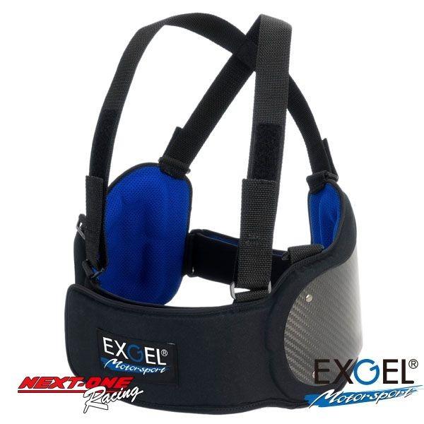 EXGEL　エクスジェル　ドライカーボンベスト17ライト/M　レーシングカート用リブプロテクター女性