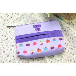アナスイ ANNA SUI ポーチ ティッシュケース付き...