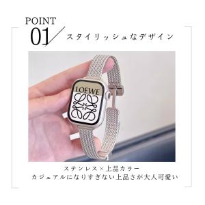 アップルウォッチ バンド ステンレス Appl...の詳細画像2