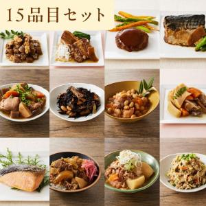 常温保存可能 国産 レトルト 惣菜セット 15品目 内野家 uchipac 非常食 防災食 無添加｜BAYU STORE