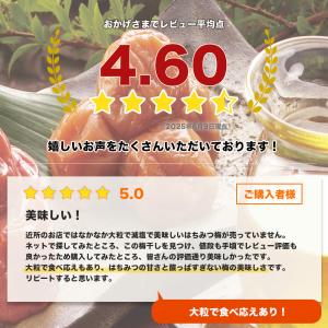梅干し 訳あり はちみつ 塩分3% お中元 2...の詳細画像3