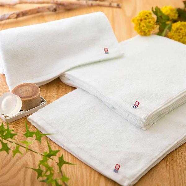 今治タオル バスタオル 3枚 フェイスタオル 3枚 セット  ホテル仕様 白 無地 シンプル 今治 ...