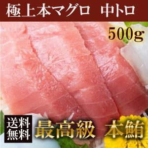 中トロ まぐろ 柵 塊 500g 極上 本マグロ 刺身 トロ 中...