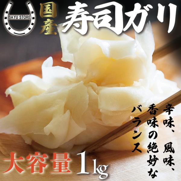 ガリ 国産 大容量 高知県産 寿司ガリ 1kg 生姜 漬物 寿司  業務用