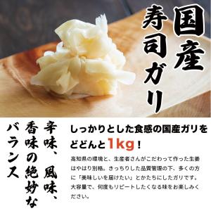 ガリ 国産 大容量 高知県産 寿司ガリ 1kg...の詳細画像1
