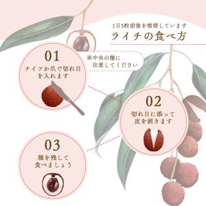 冷凍 ライチ 1kg 皮付き 黒葉種 トロピカ...の詳細画像3
